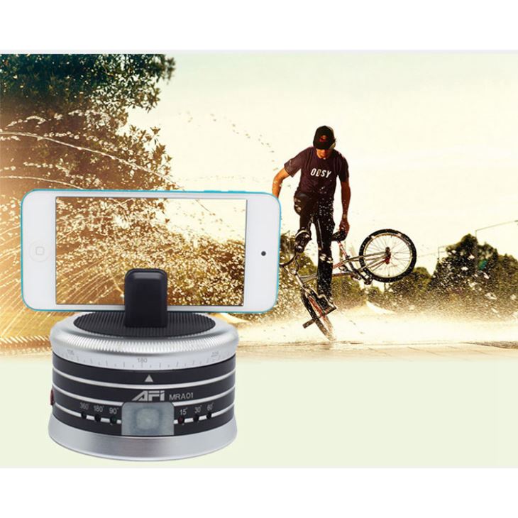 หัวโกนแบบหมุนได้ 360 องศาสำหรับกล้องถ่ายภาพ Land-lapse Mount AFI MRA01